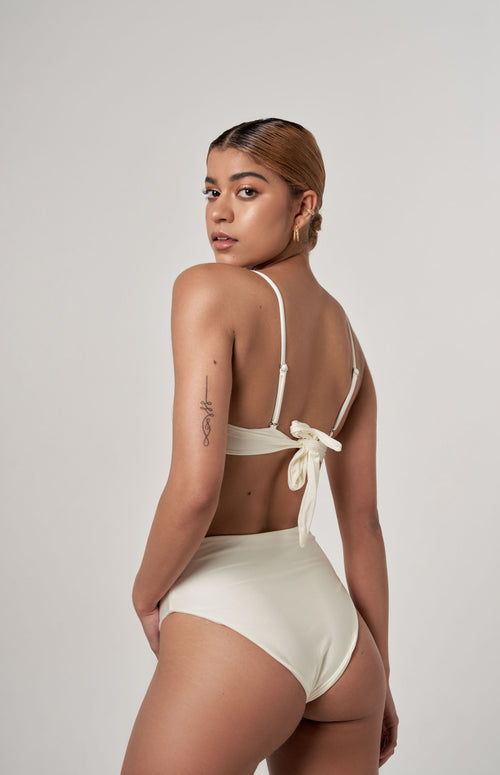 White Bikini Bottoms